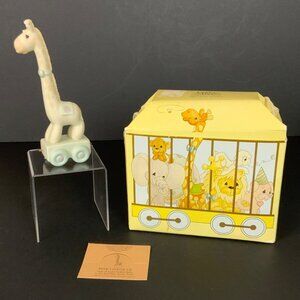Vintage Enesco Precious Moments Birthday Train Age 6 Giraffe Figurine 1985